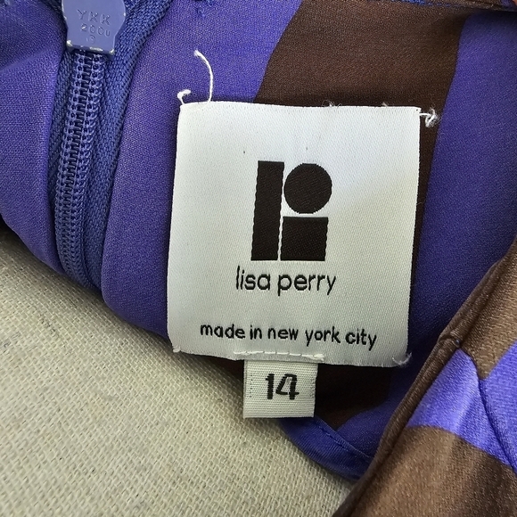 Lisa Perry Silk Alternating Stripes Tank Top - Picture 8 of 10